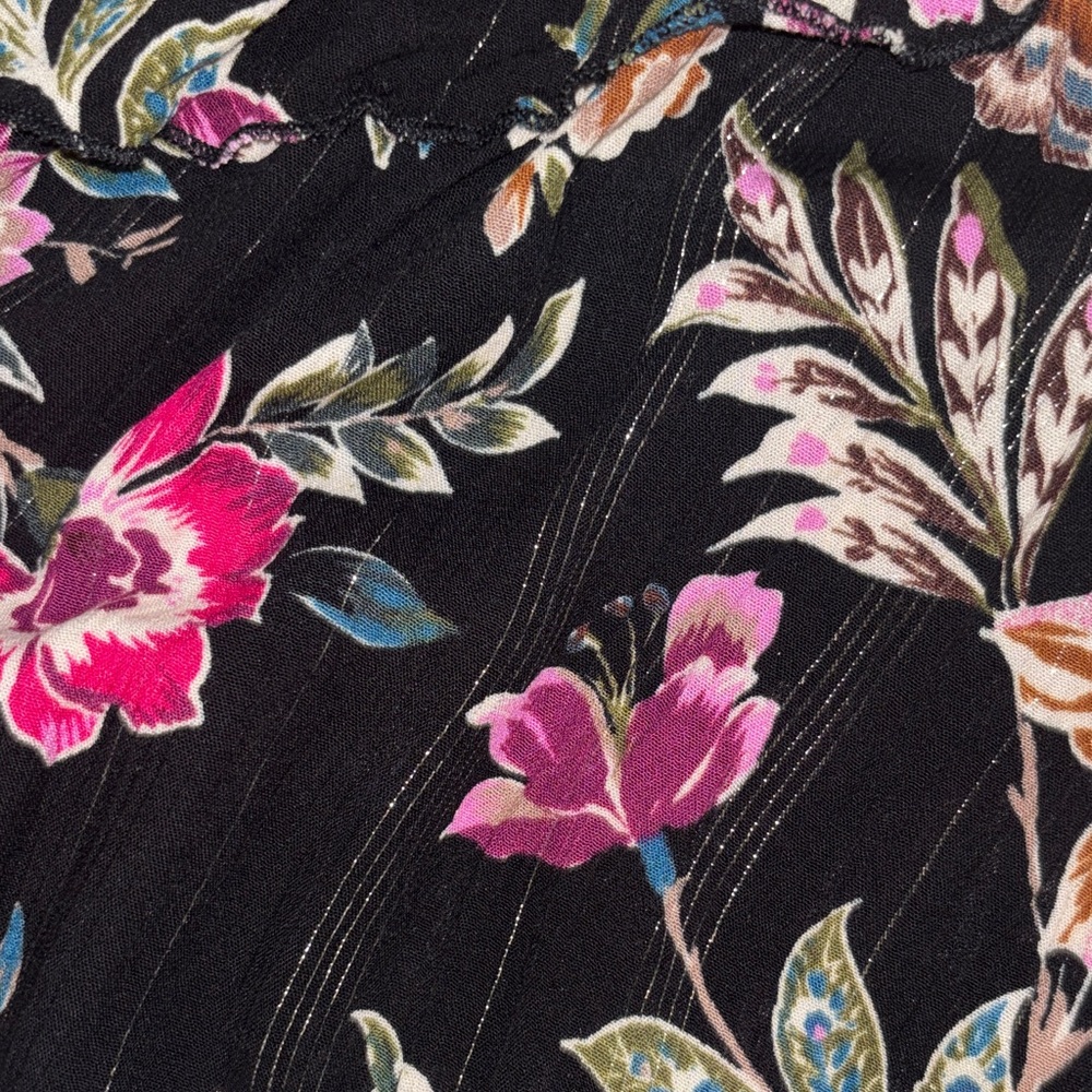 Jessica Simpson Black Floral Maxi Dress - Picture 3 of 3